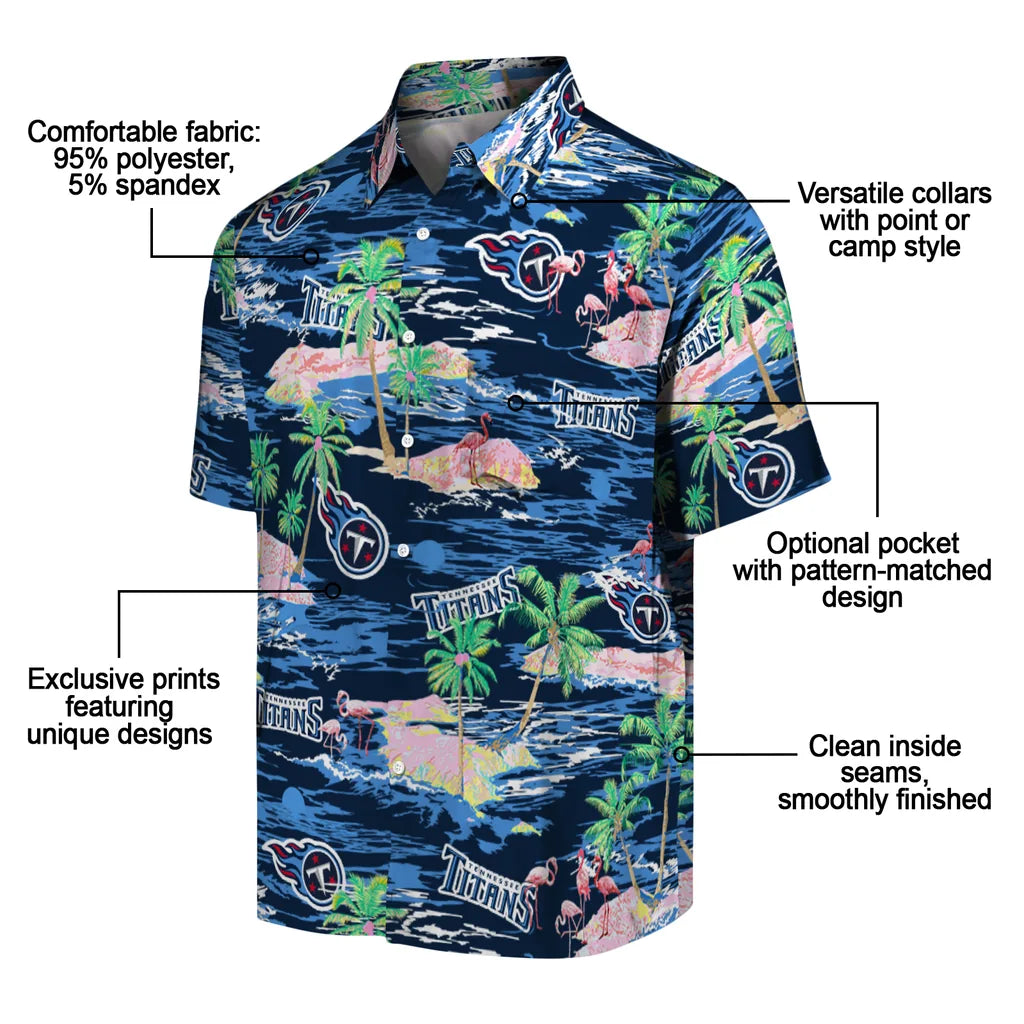 Tennessee Titans Hawaiian Shirt - Hawaii Island | Moonbestprint