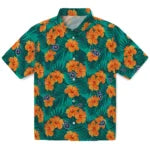 Tennessee Titans Hawaiian Shirt - Hibiscus and Palm Leaves | Moonbestprint