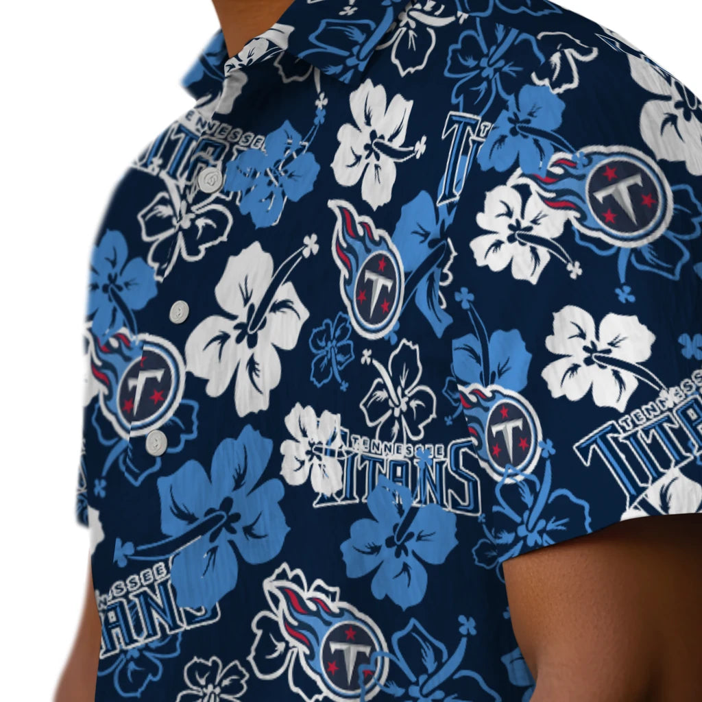 Tennessee Titans Hibiscus Bloom Hawaiian Shirt – Moonbestprint
