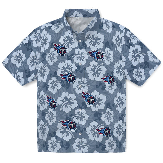 Tennessee Titans Hawaiian Shirt - Hibiscus Cluster | Moonbestprint