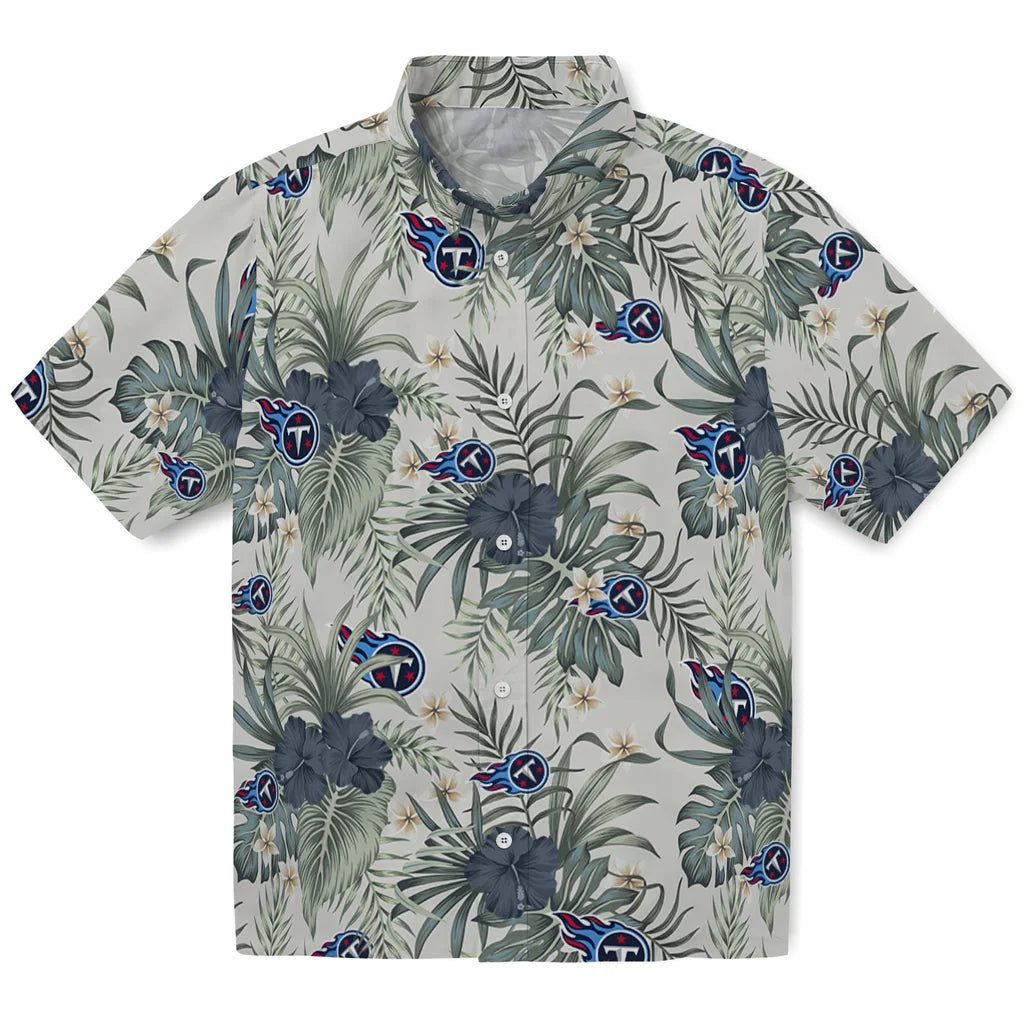 Tennessee Titans Hawaiian Shirt - Hibiscus Designs | Moonbestprint