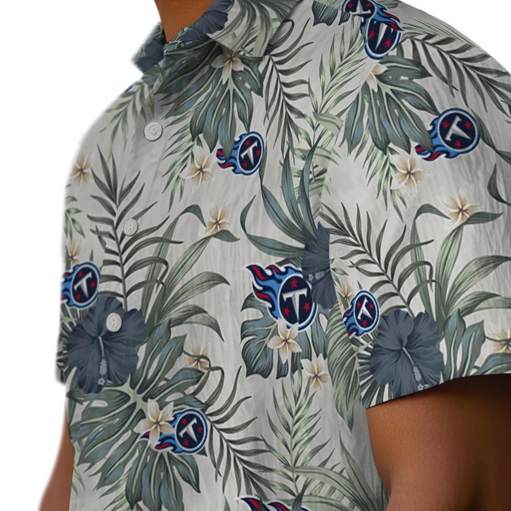 Tennessee Titans Hawaiian Shirt - Hibiscus Designs | Moonbestprint