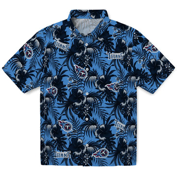 Tennessee Titans Hawaiian Shirt - Hibiscus Exotic | Moonbestprint