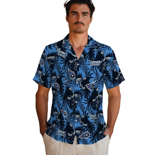 Tennessee Titans Hawaiian Shirt - Hibiscus Exotic | Moonbestprint