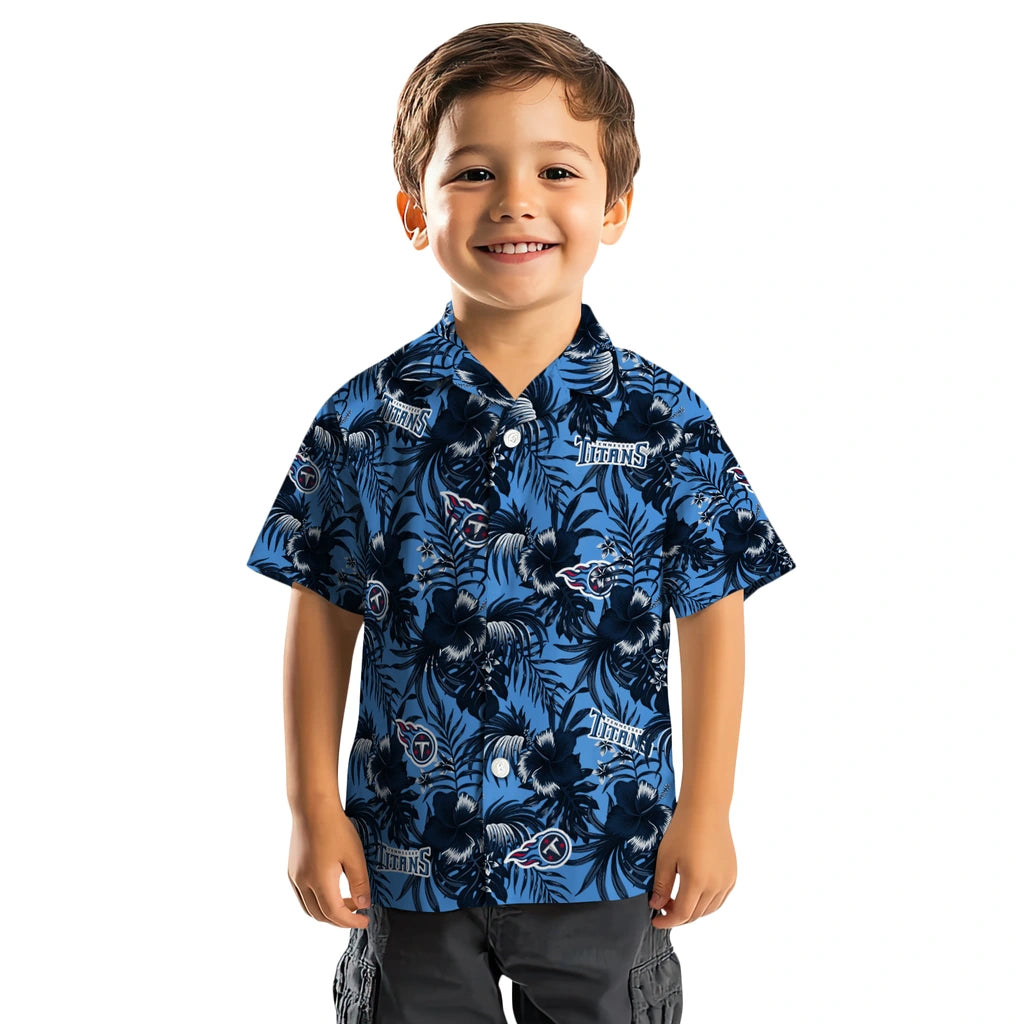 Tennessee Titans Hawaiian Shirt - Hibiscus Exotic | Moonbestprint