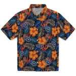 Tennessee Titans Hawaiian Shirt - Hibiscus Foliage | Moonbestprint