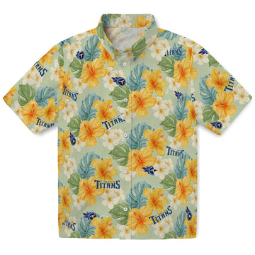 Tennessee Titans Hawaiian Shirt - Hibiscus Mood | Moonbestprint