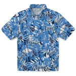 Tennessee Titans Hawaiian Shirt - Hibiscus Overlay | Moonbestprint