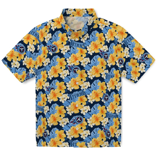 Tennessee Titans Hawaiian Shirt - Hibiscus Tropics | Moonbestprint