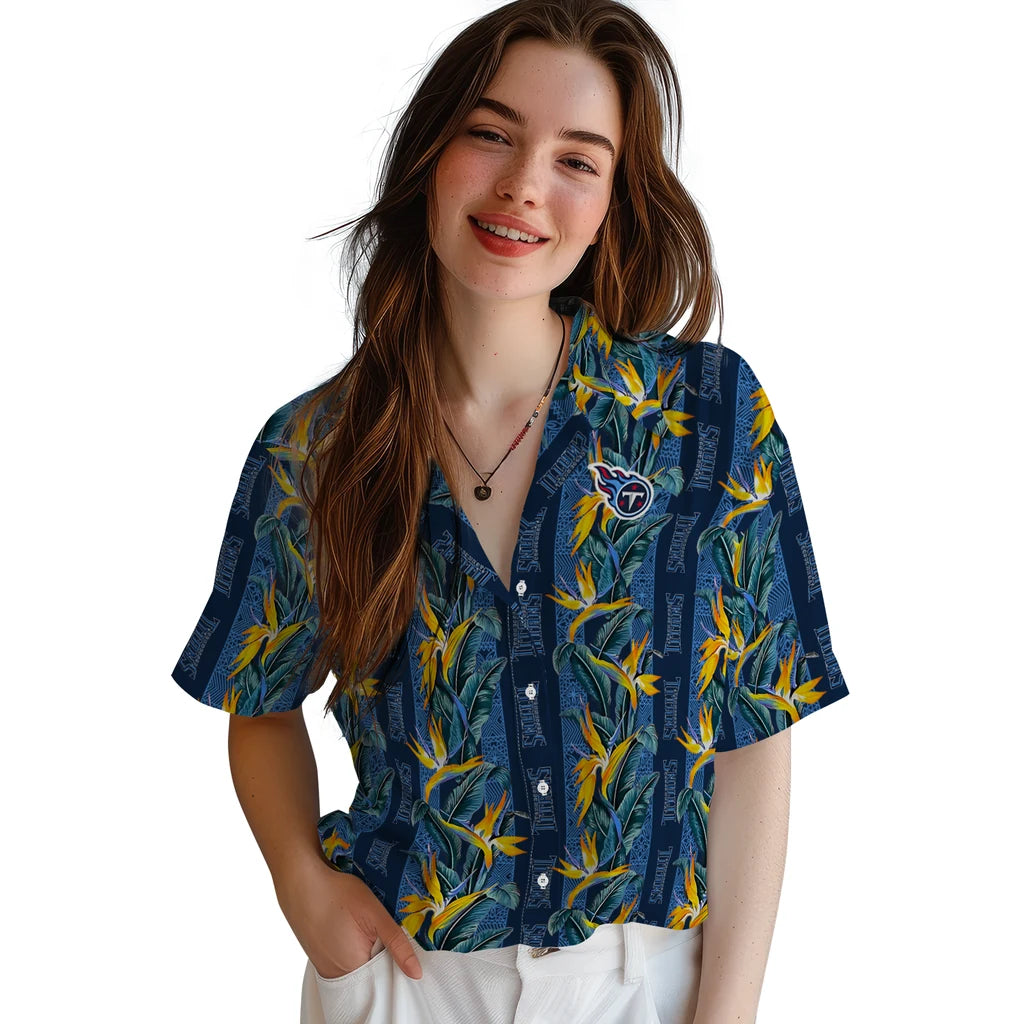 Tennessee Titans Hawaiian Shirt - Paradise Vines | Moonbestprint