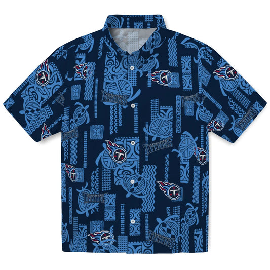 Tennessee Titans Hawaiian Shirt - Turtle Lines | Moonbestprint