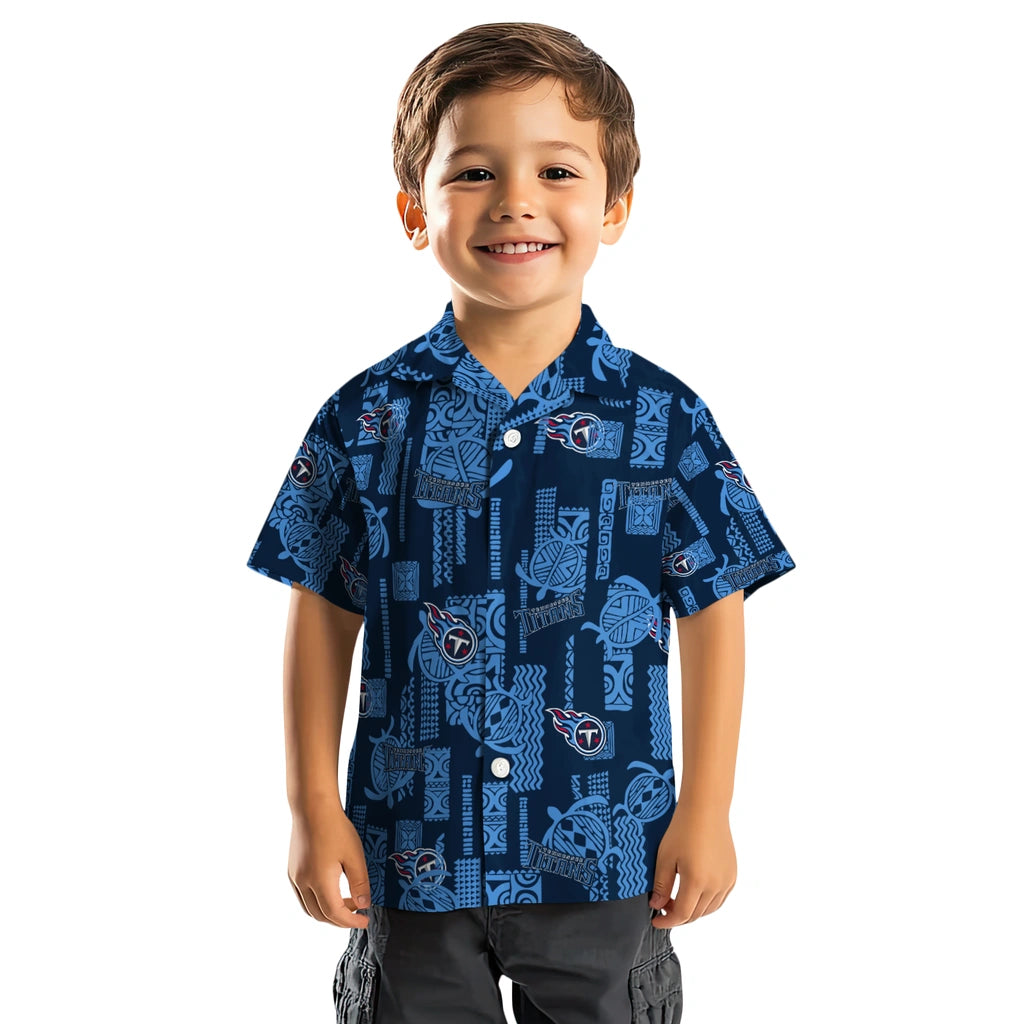 Tennessee Titans Hawaiian Shirt - Turtle Lines | Moonbestprint