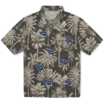 Tennessee Titans Hawaiian Shirt - Vintage Palm Tree | Moonbestprint