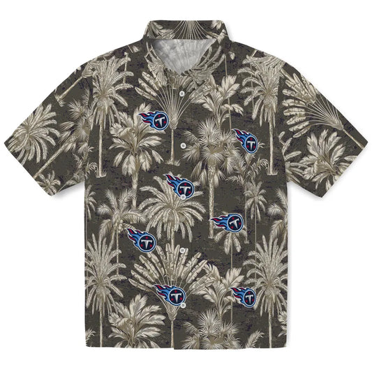 Tennessee Titans Hawaiian Shirt - Vintage Palm Tree | Moonbestprint