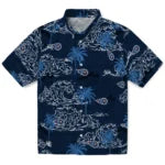 Tennessee Titans Hawaiian Shirt - Wave Palm | Moonbestprint