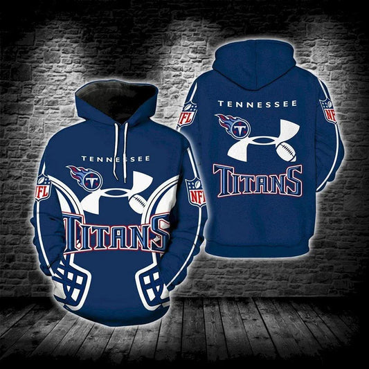 Tennessee Titans Under Armour NFL 3D All Over Print Hoodie -Moonbestprint
