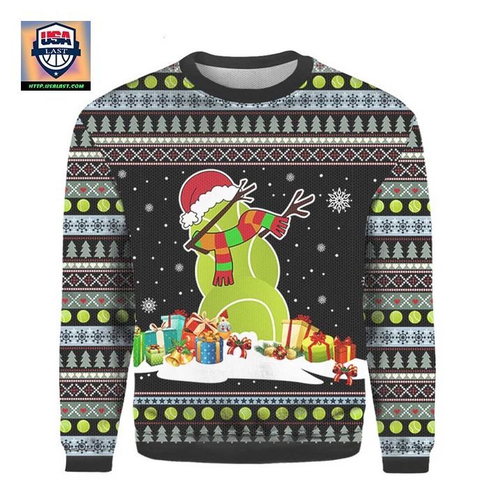 Tennis Snowman Ugly 3D Xmas Sweater ? Usalast