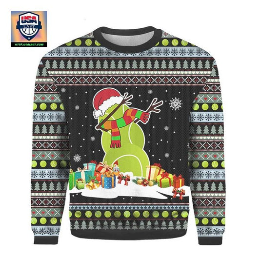 Tennis Snowman Ugly 3D Xmas Sweater ? Usalast