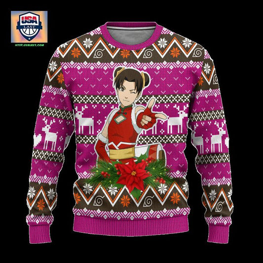 Tenten Ugly Christmas Sweater Custom Naruto Anime Xmas Gift ? Usalast