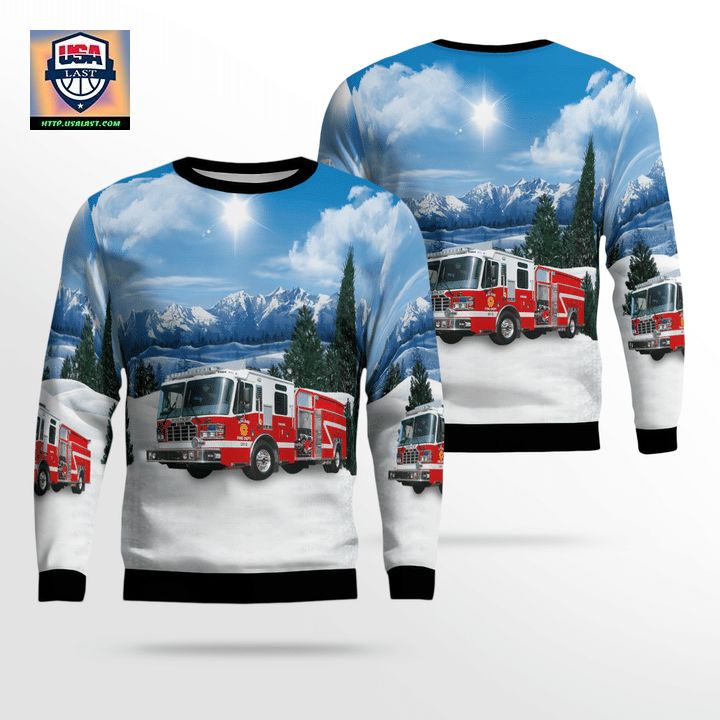 Texas Abilene Fire Department AOP Sweater ? Usalast