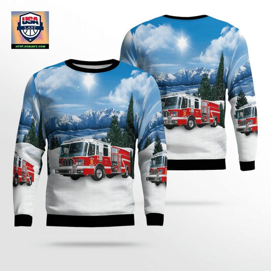 Texas Abilene Fire Department AOP Sweater ? Usalast