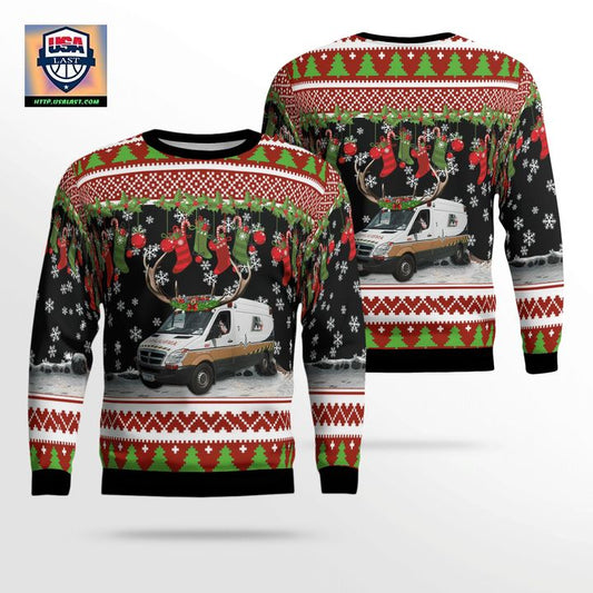 Texas Acadian Ambulance Christmas Sweater 3D ? Usalast