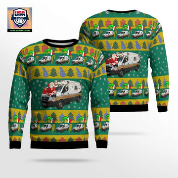 Texas Acadian Ambulance Christmas Sweater 3D ? DY01 ? Usalast