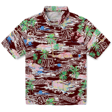 Texas A&M Aggies Flamingo Retreat 2026 Hawaiian Shirt – Moonbestprint