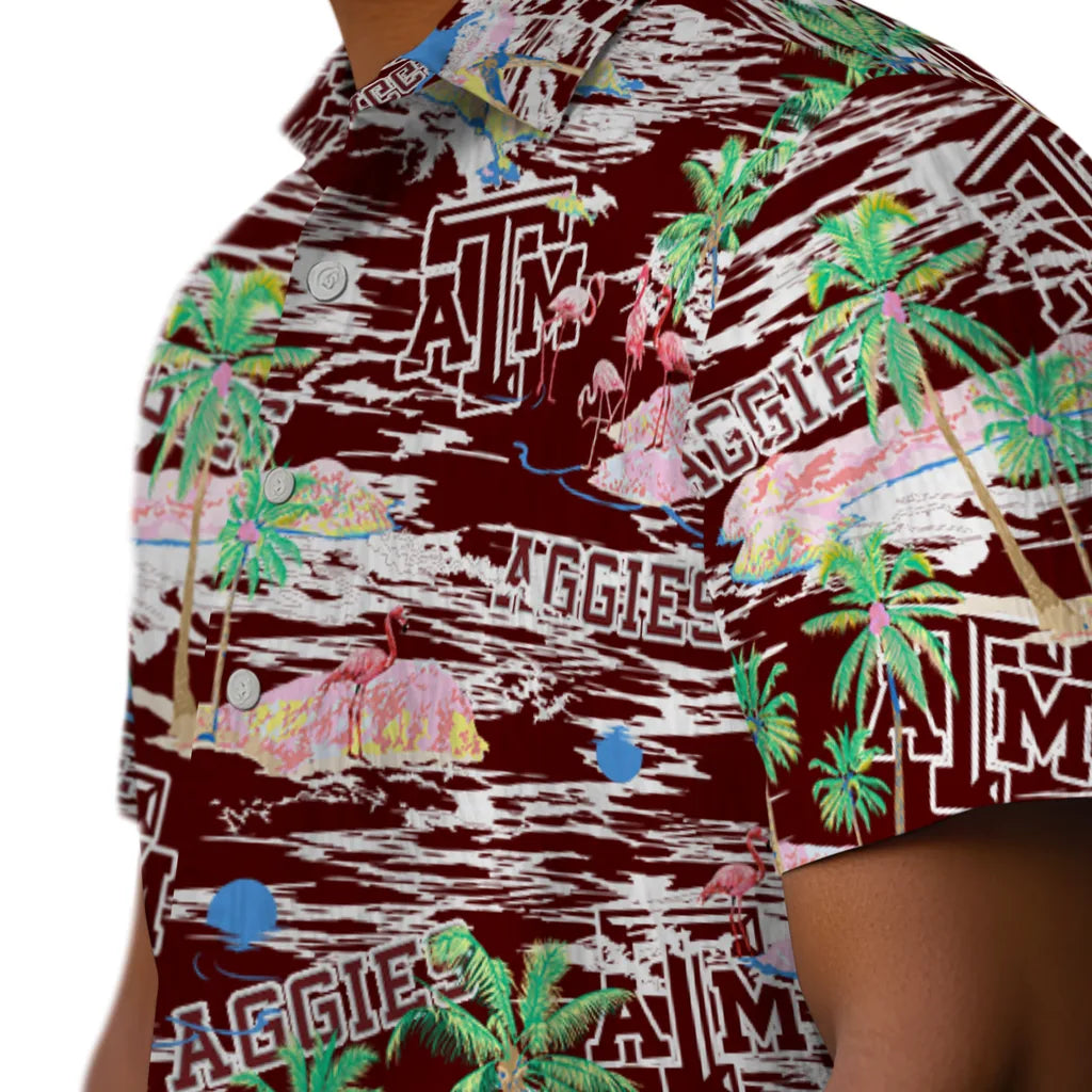 Texas A&M Aggies Flamingo Retreat 2026 Hawaiian Shirt – Moonbestprint