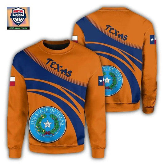 Texas Coat Of Arms Sweater Cricket Style J5W ? Usalast