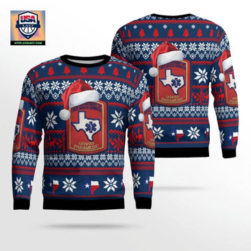 Texas Department Of State Health Services EMT Licensed Paramedic Christmas Sweater 3D ? Usalast
