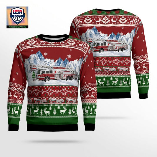 Texas Laredo Fire Department AOP Sweater ? Usalast