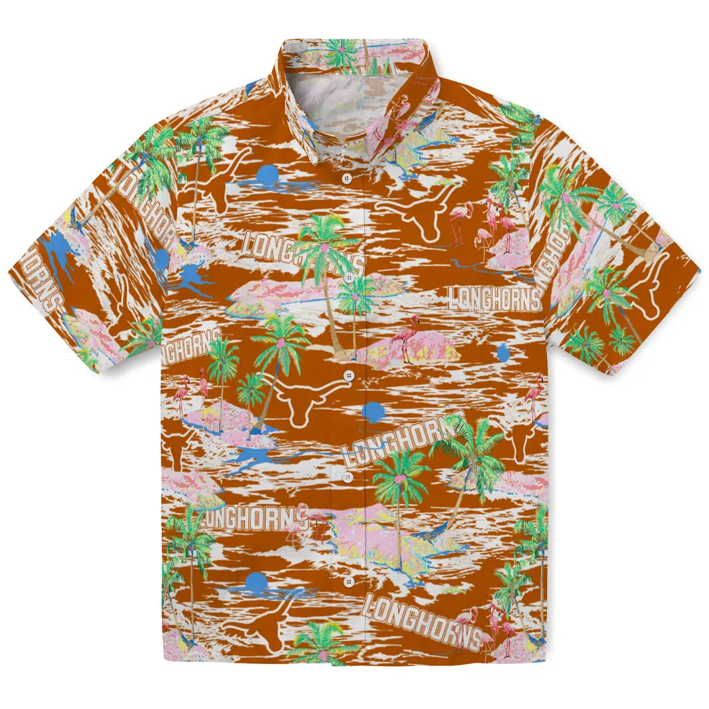 Texas Longhorns Flamingo Retreat 2026 Hawaiian Shirt – Moonbestprint
