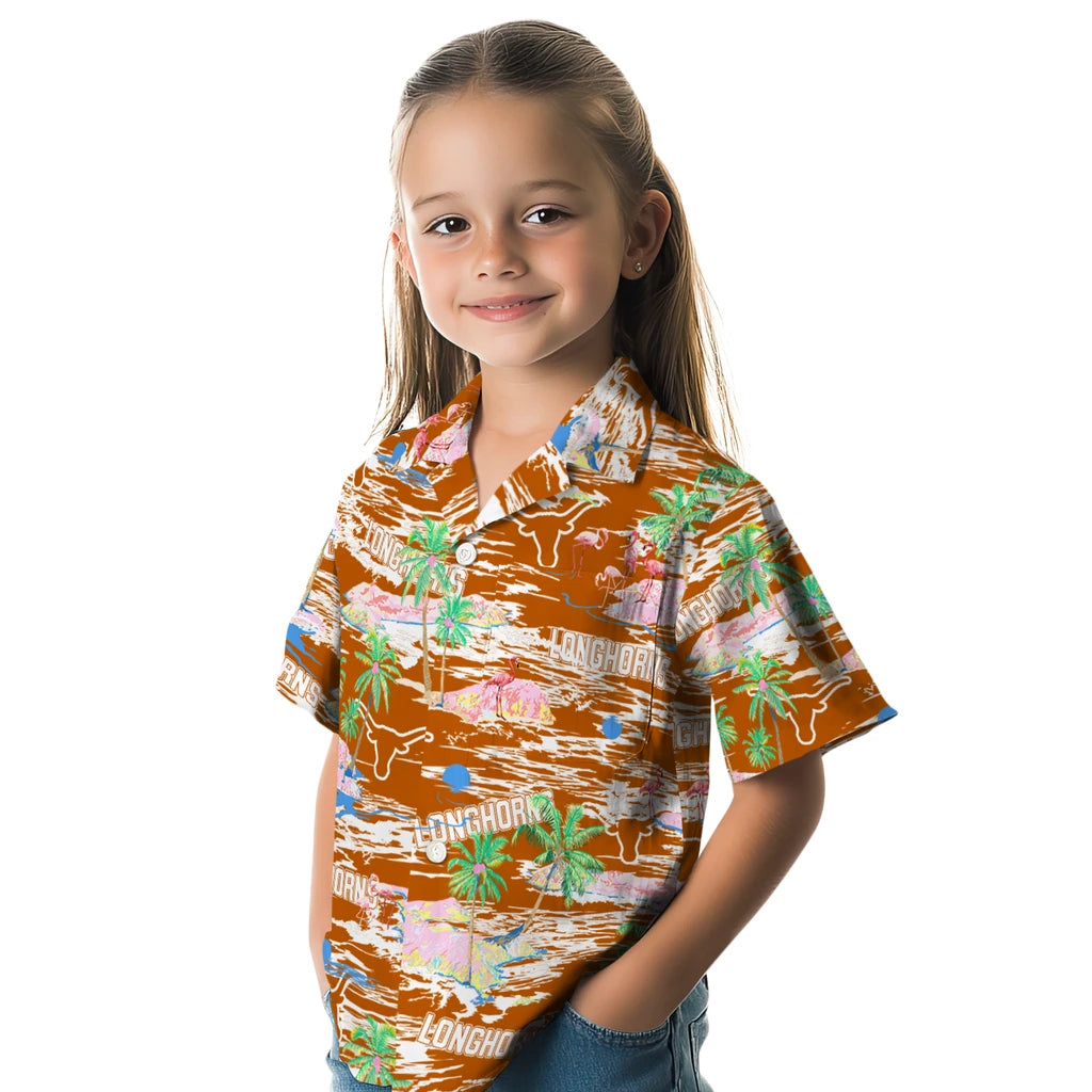 Texas Longhorns Flamingo Retreat 2026 Hawaiian Shirt – Moonbestprint