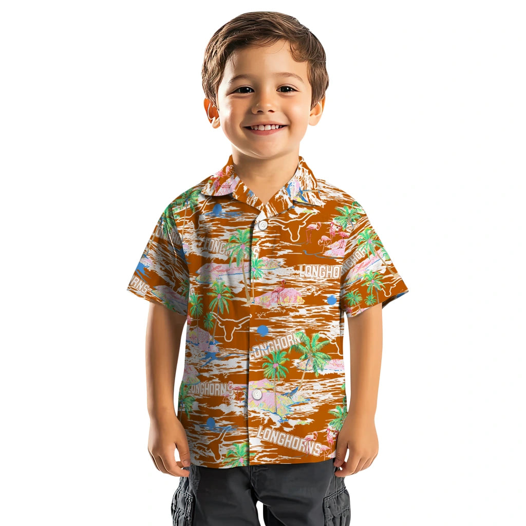 Texas Longhorns Flamingo Retreat 2026 Hawaiian Shirt – Moonbestprint