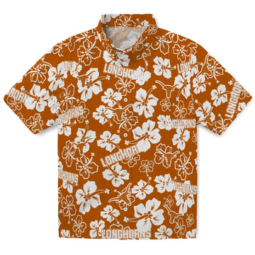 Texas Longhorns Hibiscus Bloom Hawaiian Shirt – Moonbestprint