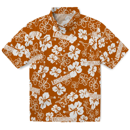 Texas Longhorns Hibiscus Bloom Hawaiian Shirt – Moonbestprint
