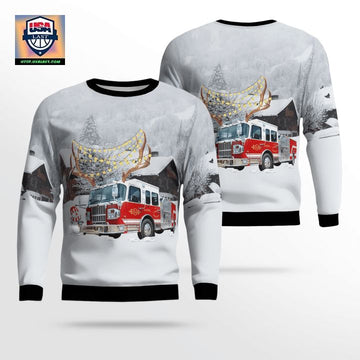 Texas Lubbock Fire Rescue AOP Sweater ? Usalast