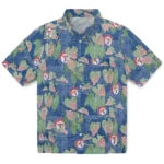 Texas Rangers Hawaiian Shirt - Anthurium Overlay | Moonbestprint