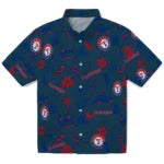 Texas Rangers Hawaiian Shirt - Beach Vibe | Moonbestprint