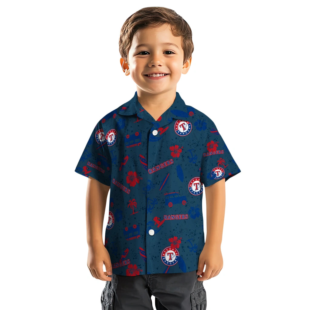 Texas Rangers Hawaiian Shirt - Beach Vibe | Moonbestprint