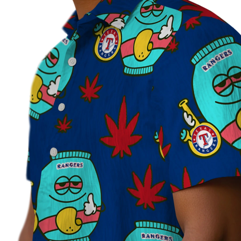 Texas Rangers Hawaiian Shirt - Chill Vibe | Moonbestprint