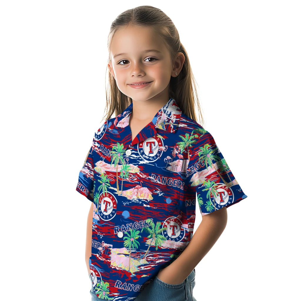 Texas Rangers Flamingo Retreat 2026 Hawaiian Shirt – Moonbestprint
