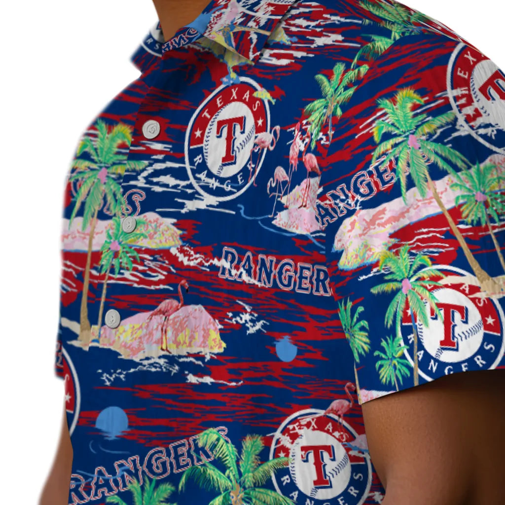 Texas Rangers Flamingo Retreat 2026 Hawaiian Shirt – Moonbestprint