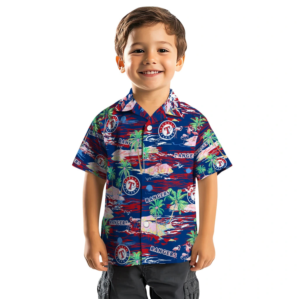 Texas Rangers Hawaiian Shirt - Hawaii Island | Moonbestprint