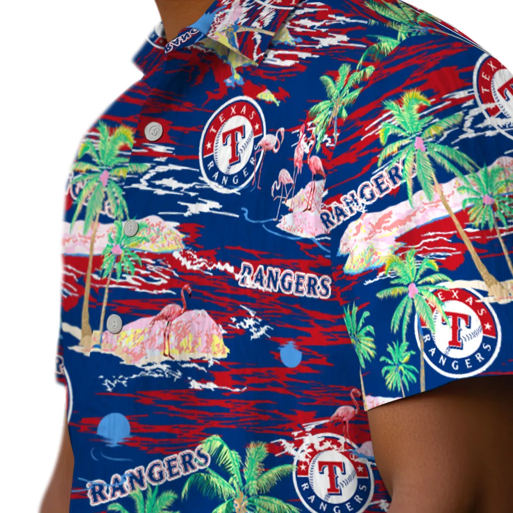 Texas Rangers Hawaiian Shirt - Hawaii Island | Moonbestprint