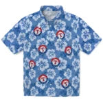 Texas Rangers Hawaiian Shirt - Hibiscus Cluster | Moonbestprint
