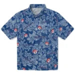Texas Rangers Hawaiian Shirt - Hibiscus Oasis | Moonbestprint