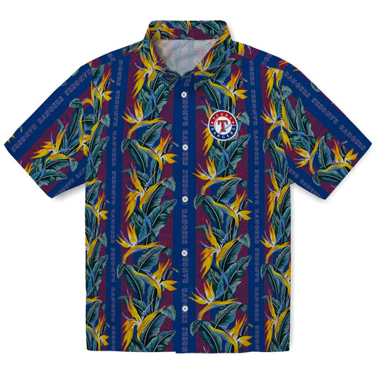 Texas Rangers Hawaiian Shirt - Paradise Vines | Moonbestprint