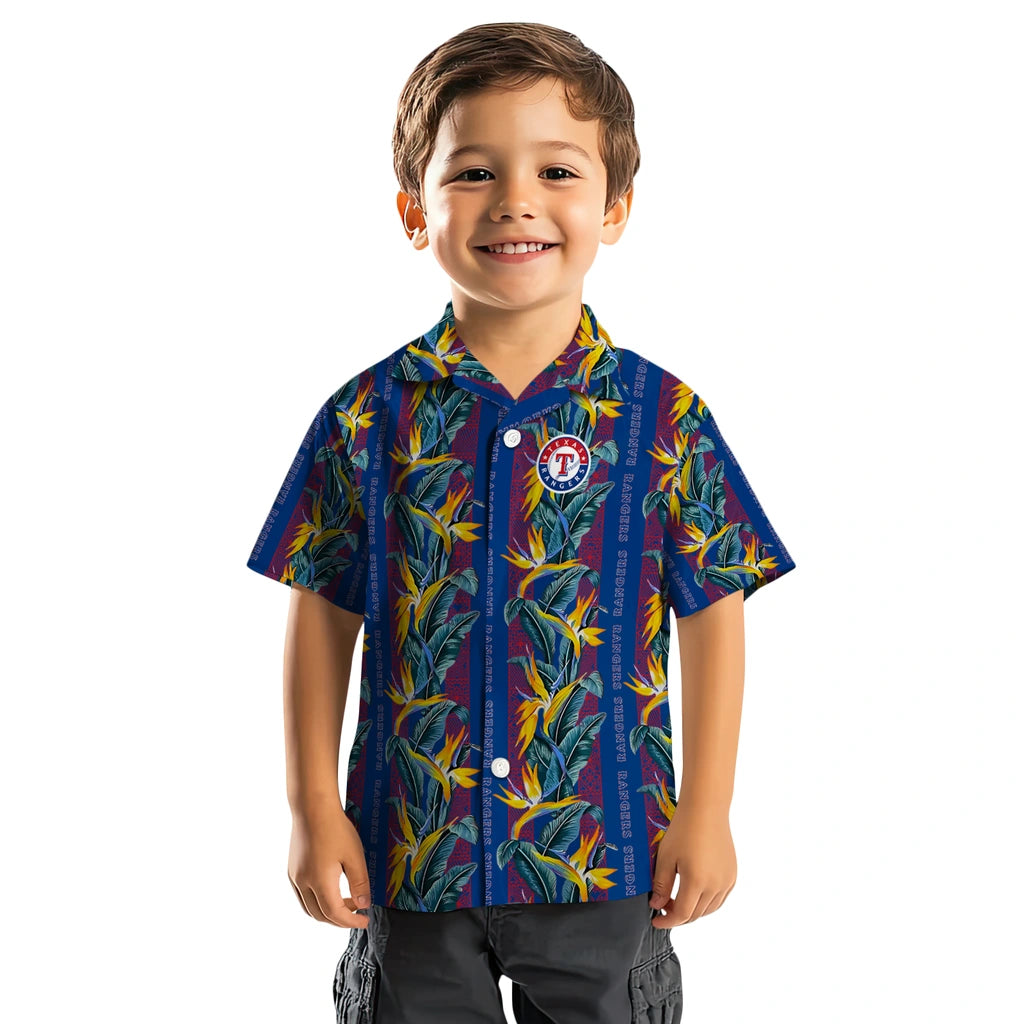 Texas Rangers Hawaiian Shirt - Paradise Vines | Moonbestprint